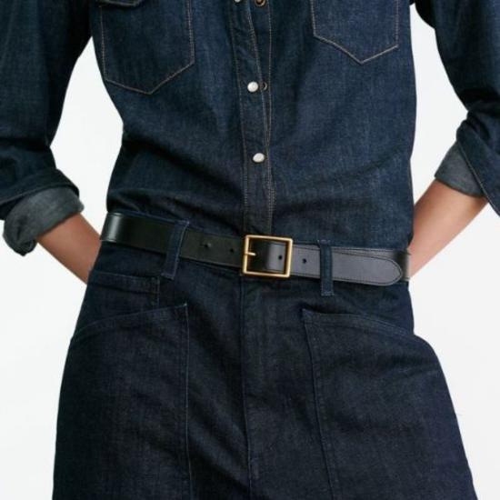  닐리로탄 데님 셔츠 Nili Lotan 트래비스 셔츠 인디고 린스 - NILI LOTAN