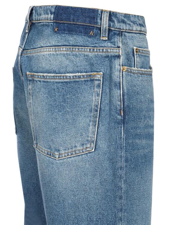  골든구스 데님 팬츠 골든 구스 루즈핏 청바지 블루 - GOLDEN GOOSE