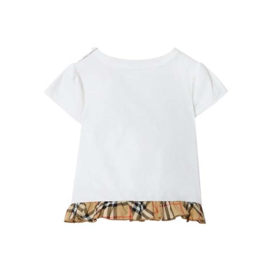  [키즈] 버버리 티셔츠 아동용 티셔츠 (흰색) - BURBERRY