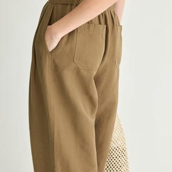  어피스 어파트 스트레이트 팬츠 Apiece Apart Everyday Pull On Pant Tobacco - APIECE APART