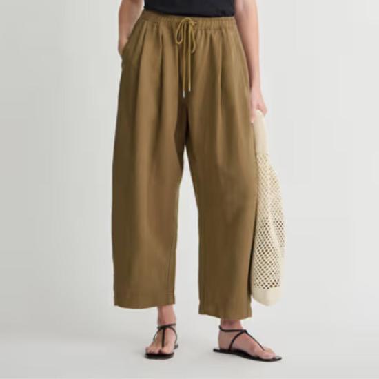  어피스 어파트 스트레이트 팬츠 Apiece Apart Everyday Pull On Pant Tobacco - APIECE APART