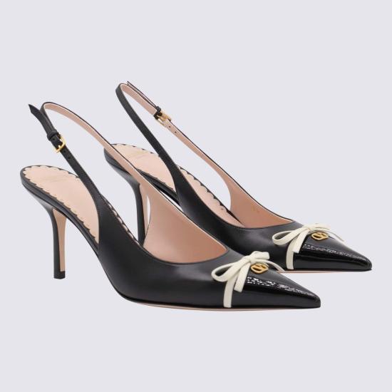  발렌티노 가라바니 힐/펌프스 펌프스 블랙/아이보리 - VALENTINO GARAVANI