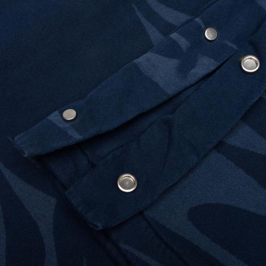  헬스타 트레이닝/조거 팬츠 스냅 스웨트팬츠 (플레임 팬츠 블루) - HELLSTAR