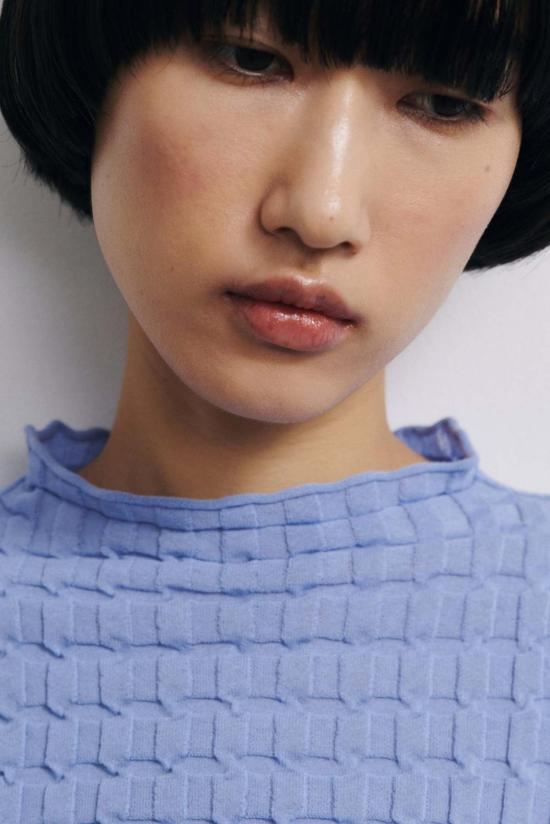  러스 스웨터 루스 하구  살비아 블루 - RUS