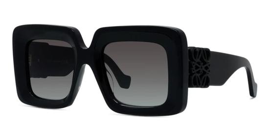  로에베 안경 맥시 아나그램 LW40176 U 선글라스 블랙 - LOEWE