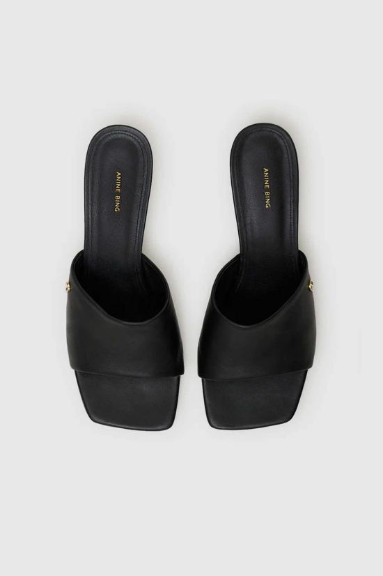  애니빙 뮬/슬리퍼 아니네 빙 제이든 뮬 샌들 블랙 - ANINE BING