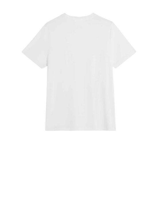  메종키츠네 반팔 티셔츠 메종 키츠네 티셔츠 화이트 - MAISON KITSUNE