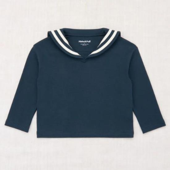  [키즈] Misha & Puff 티셔츠 키즈 미샤 & 퍼프 세일러  블루 리본 - OTHER BRANDS