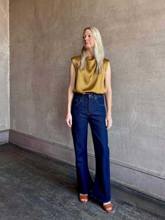  Woodlands 스트레이트 팬츠 우드랜즈 아골드 킥 부츠 앵클 리이슈 진 - OTHER BRANDS