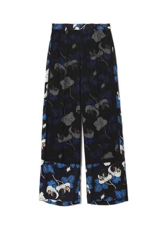  언더커버 스트레이트 팬츠 레이온 올오버 프린트 슬랙스