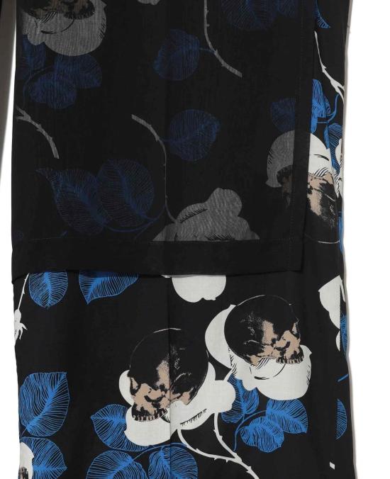  언더커버 스트레이트 팬츠 레이온 올오버 프린트 슬랙스 - UNDERCOVER