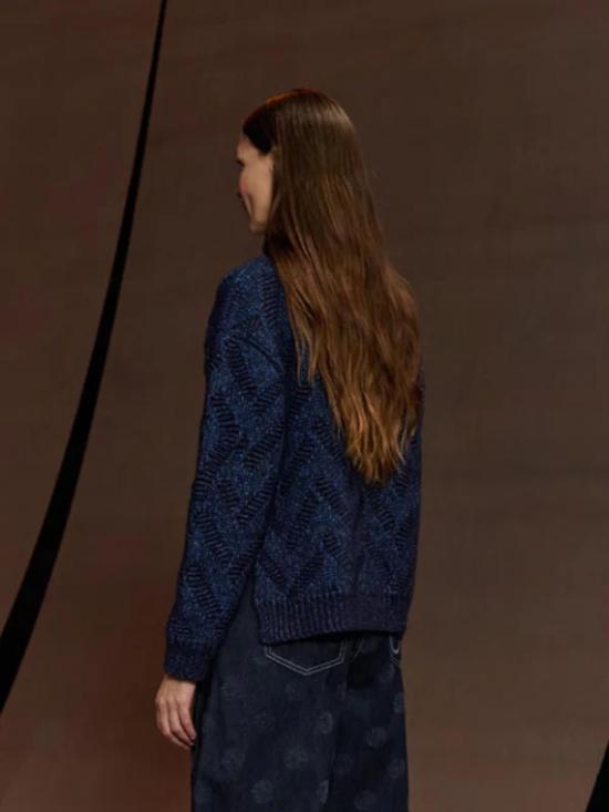  헨릭 빕스코브 스웨터 Henrik Vibskov 플랫 니트  플랫 네이비 - HENRIK VIBSKOV