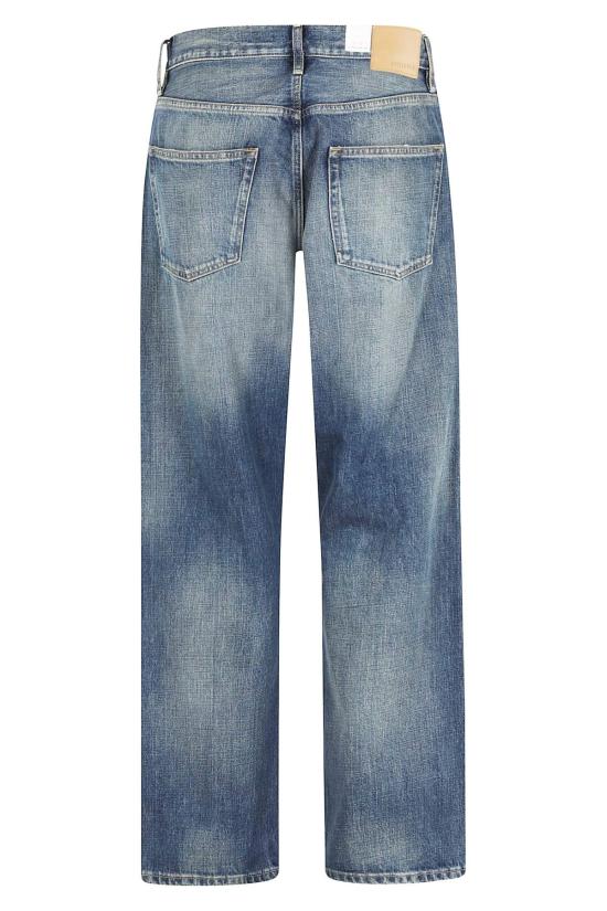  선플라워 데님 팬츠 루즈 진 딥 빈티지 - SUNFLOWER