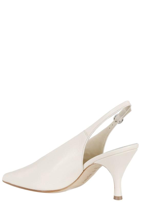  에이드 힐/펌프스 Aeydē Carla 나파 가죽 힐 크림 - AEYDE