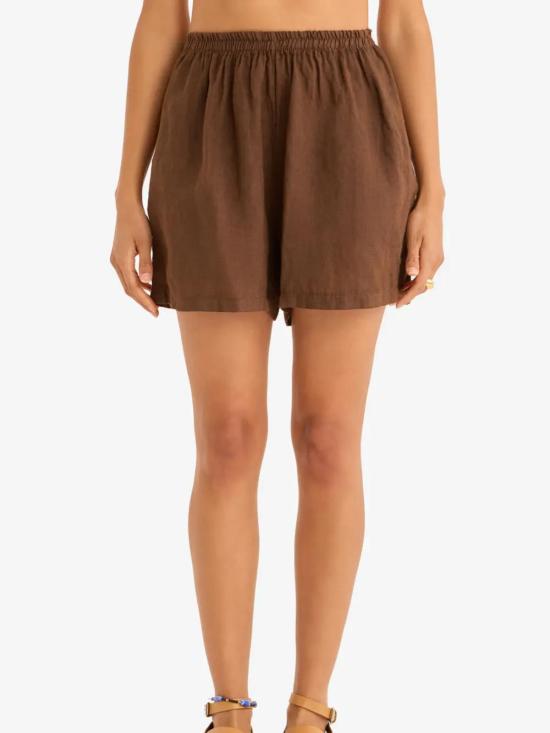  Marché 숏팬츠 Zion 린넨 반바지 카페