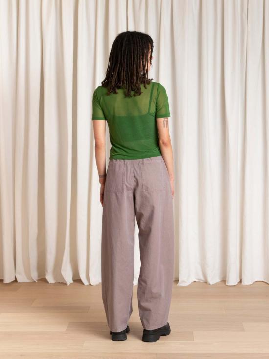  알리 골든 스트레이트 팬츠 핏티드 배럴 팬츠 - ALI GOLDEN