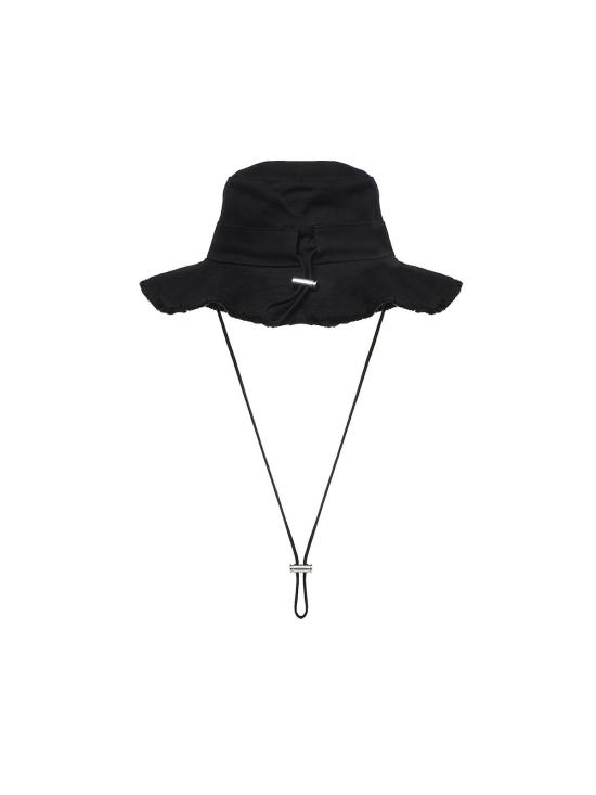  자크뮈스 모자 Jacquemus Le Bob Artichaut  블랙 - JACQUEMUS