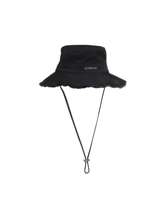  자크뮈스 모자 Jacquemus Le Bob Artichaut  블랙 - JACQUEMUS