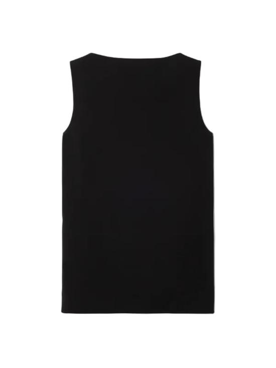  하우스 오브 다그마르 블라우스 하우스 오브 다그마 슬리브리스 크레이프 탑