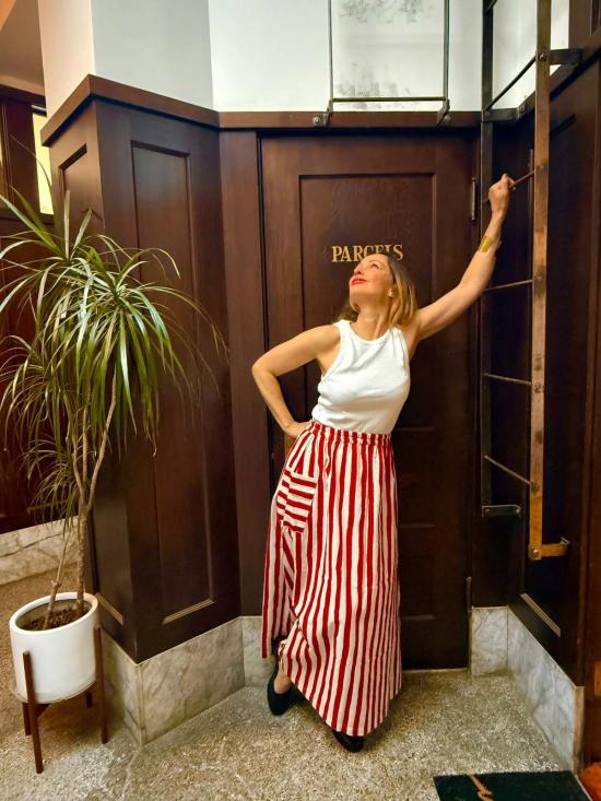  Happy French Gang 롱 스커트 해피 프렌치 갱 틸다  매더