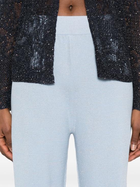  파비아나 필리피 스트레이트 팬츠 와이드 레그 팬츠 클리어 블루 - FABIANA FILIPPI