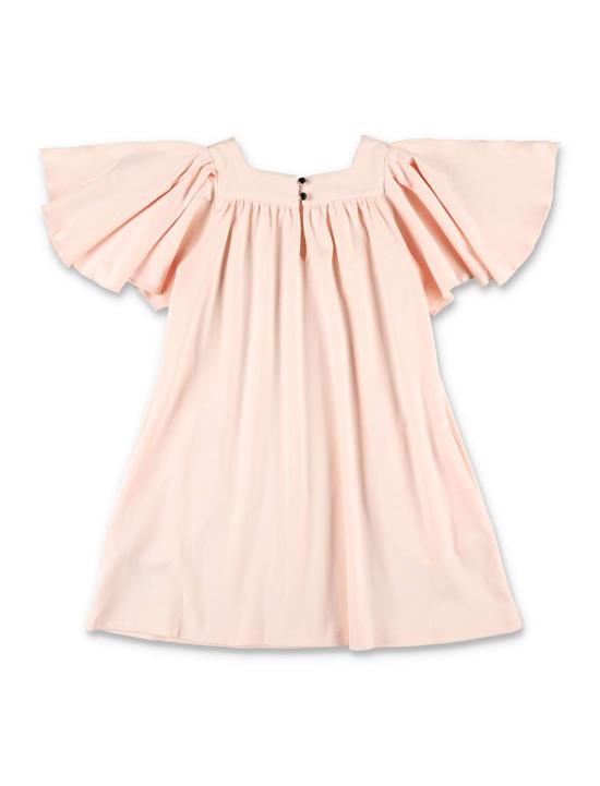  [키즈] 끌로에 원피스 코튼 저지 소재 러플 소매 드레스 (키즈용) - 시프리아 - CHLOE