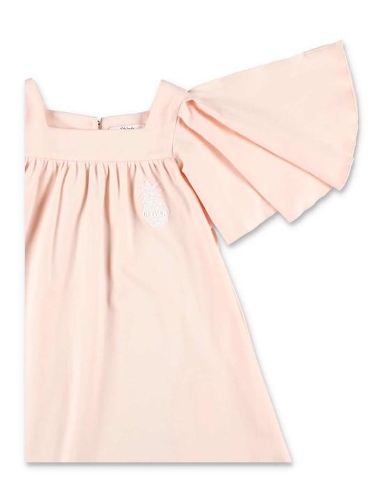  [키즈] 끌로에 원피스 코튼 저지 소재 러플 소매 드레스 (키즈용) - 시프리아 - CHLOE