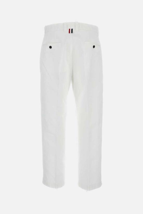  톰브라운 치노 팬츠 톰 브라운 유틸리티  화이트 - THOM BROWNE