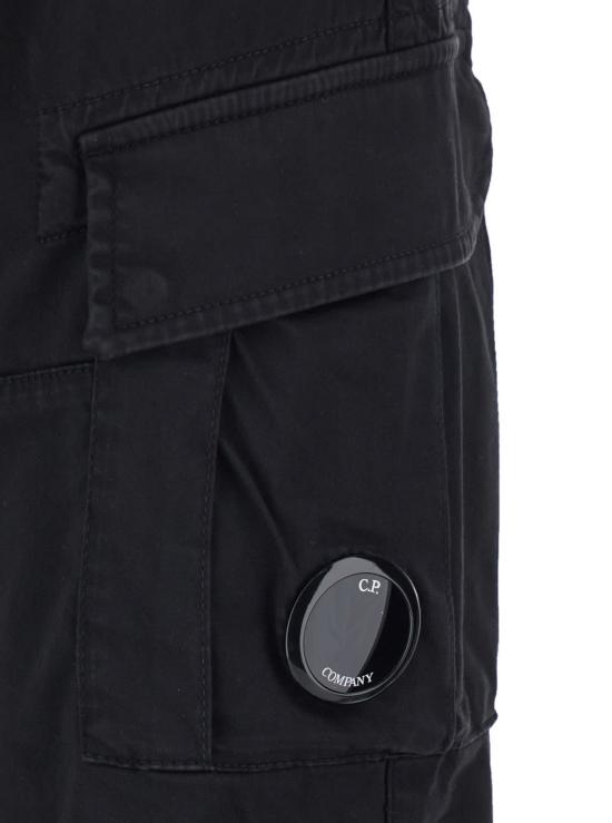  씨피 컴퍼니 치노 팬츠 C.P. 컴퍼니 카고 팬츠 블랙 - C.P. COMPANY