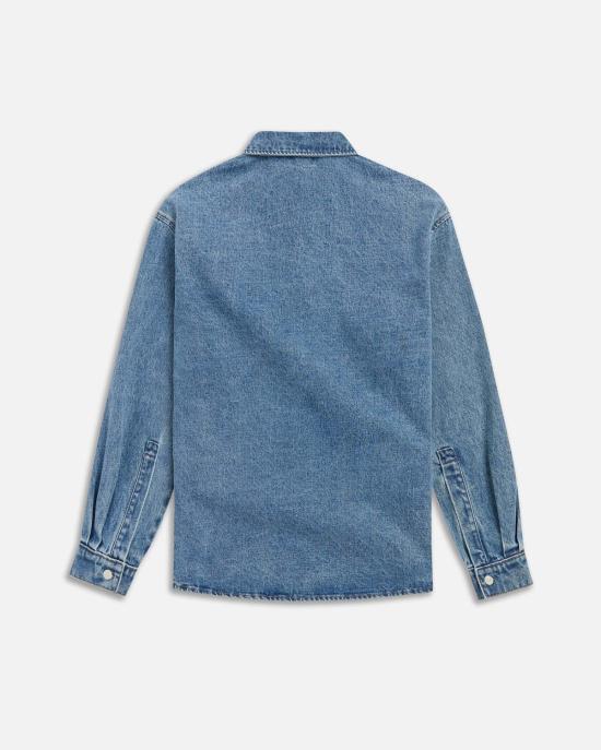  크로스트 데님 팬츠 오버사이즈 데님 셔츠 - KROST