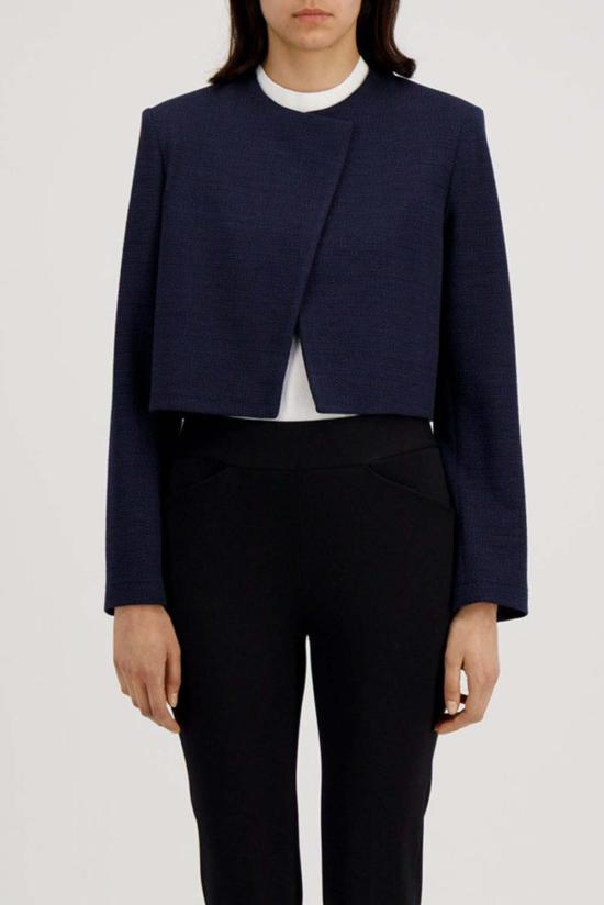  해리스와프런던 자켓 해리스 워프 런던 울 볼레로 재킷 다크 블루