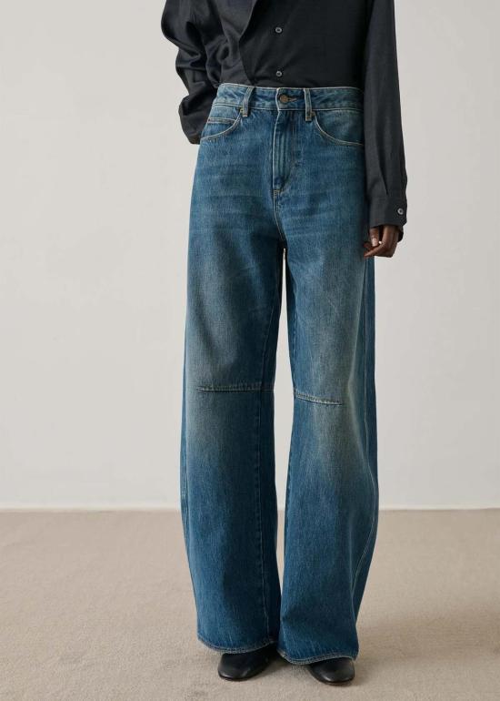  쉐르 데님 팬츠 수르 가스파르 진 에크루 - SOEUR