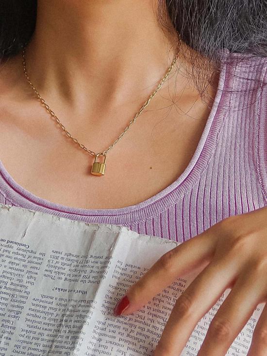  Flânerie 목걸이/팬던트 플라네리 자물쇠 체인 목걸이 18k 골드 - OTHER BRANDS