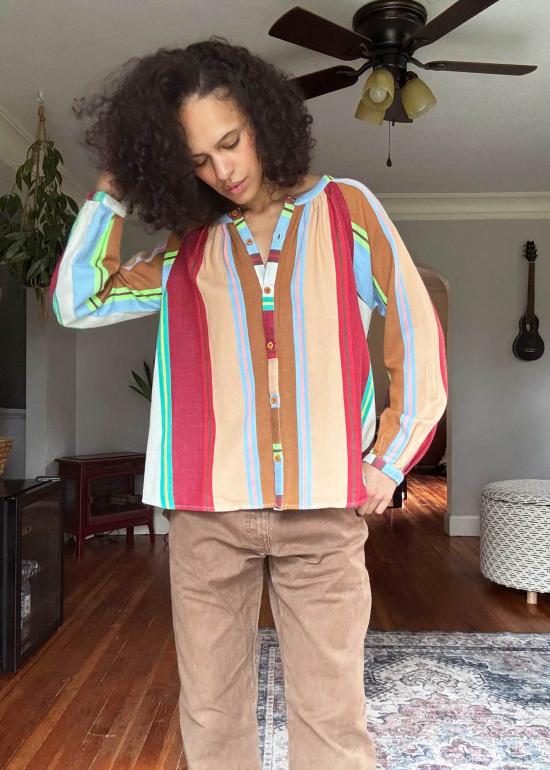  Ace & Jig 블라우스 에이스 & 지그 대릴  메사