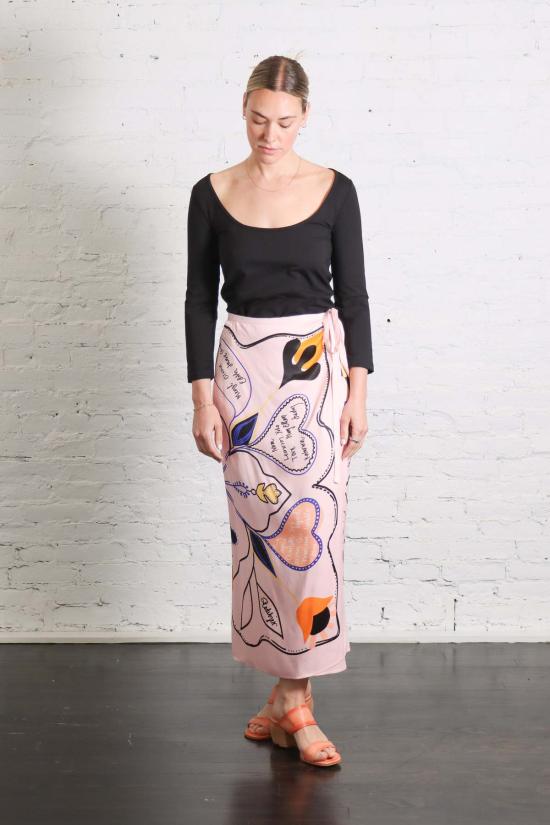  로데브예 미디 스커트 Rodebjer 토베 러브레터 - RODEBJER