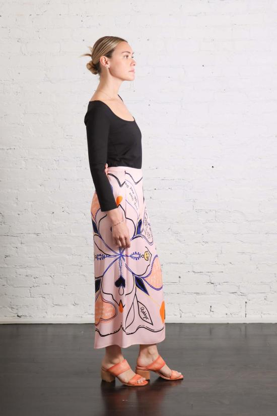  로데브예 미디 스커트 Rodebjer 토베 러브레터 - RODEBJER