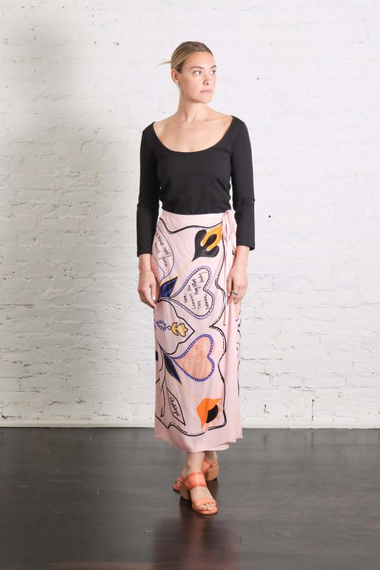  로데브예 미디 스커트 Rodebjer 토베 러브레터