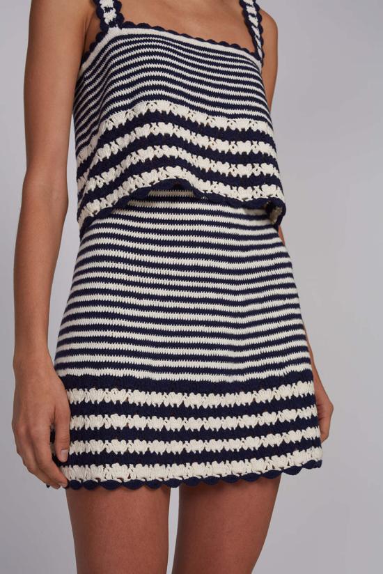  일레븐 식스 숏 스커트 타툼 크로셰 미니 스커트 - ELEVEN SIX