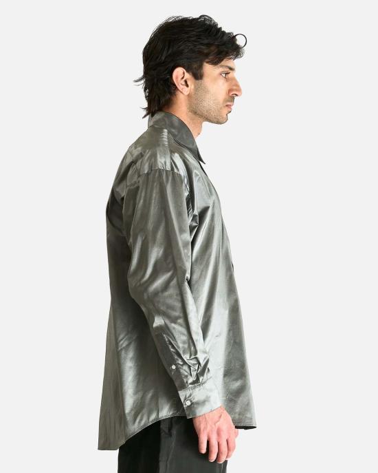  AUBERO 긴팔 셔츠 오베로 라이샌더 셔츠 퓨터 - AUBERO