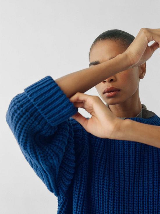  제임스 스트리트 코 스웨터 제임스 스트리트 사의 청키 로우 풀오버 - JAMES STREET CO.