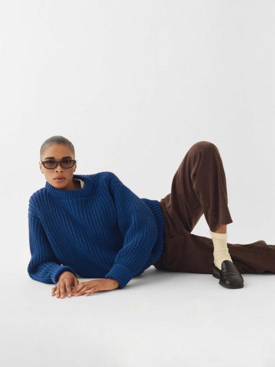  제임스 스트리트 코 스웨터 제임스 스트리트 사의 청키 로우 풀오버 - JAMES STREET CO.