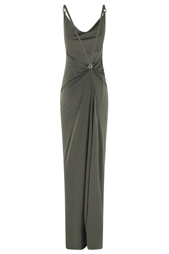  코페르니 롱 원피스 로고 드레스 그린 - COPERNI