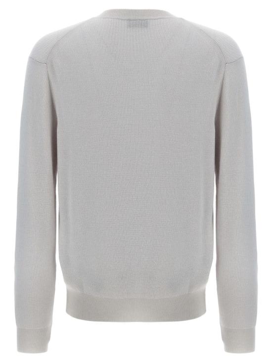  브리오니 스웨터 브이넥  화이트 - BRIONI