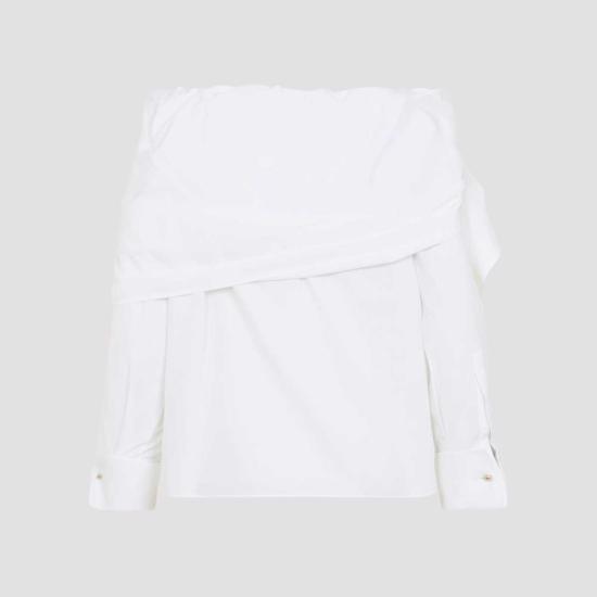  막스마라 블라우스 막스 마라 커본 블라우스 화이트 - MAX MARA