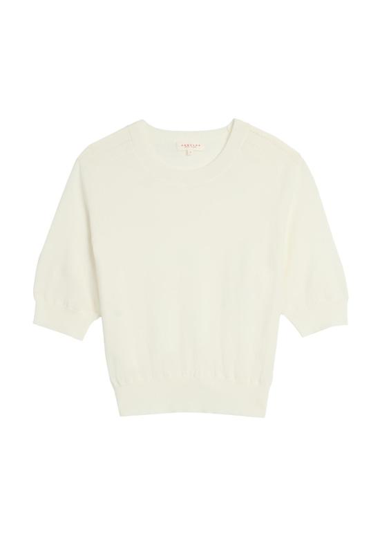  데미리 뉴욕 반팔 티셔츠 데밀리 그레타 파인 코튼 스트레치 탑 - DEMYLEE