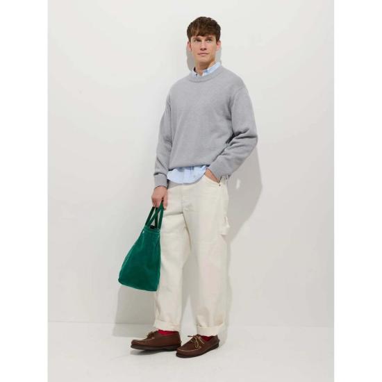  알렉스 밀 스웨터 가브리엘 크루넥  헤더 그레이 - ALEX MILL