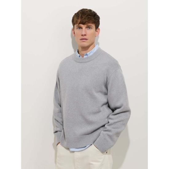  알렉스 밀 스웨터 가브리엘 크루넥  헤더 그레이 - ALEX MILL