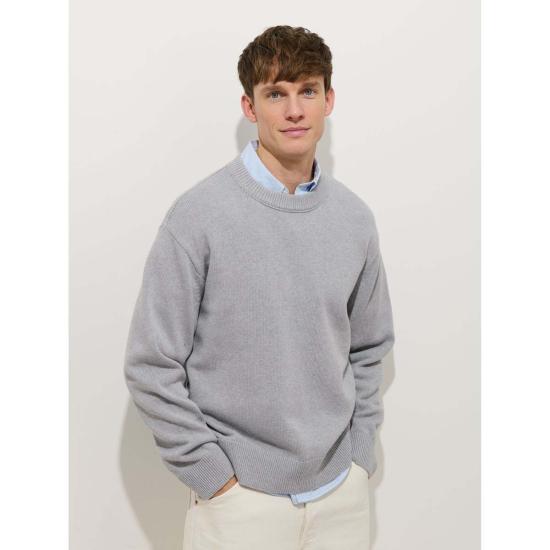  알렉스 밀 스웨터 가브리엘 크루넥  헤더 그레이 - ALEX MILL