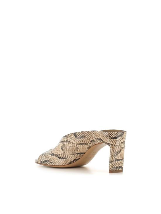  델 칼로 뮬/슬리퍼 델 카를로 샌들 11725 웨지 샌들 파이톤 - DEL CARLO