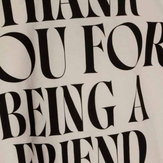  아미 반팔 티셔츠 알렉상드르 마티우시 오프 화이트 코튼 티셔츠 베이지 - AMI